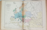 SCHNITZLER Jean-Henri "Atlas Historique et Pittoresque ou Histoire Universelle disposée en tableaux synoptiques embrassant à la fois les faits politiques, religieux, littéraires et artistiques et illustrée de cartes et de planches"