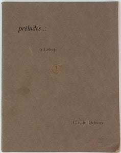 DEBUSSY Claude "Préludes pour piano (1er livre)"