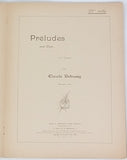 DEBUSSY Claude "Préludes pour piano (1er livre)"