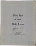 DEBUSSY Claude "Petite Suite pour Piano à quatre mains"