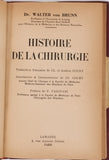 von BRUNN Walter "Histoire de la chirurgie"