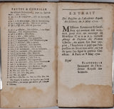 CHOMEL Pierre-Jean-Baptiste "Abrégé de l'histoire des plantes usuelles. Dans lequel on donne leurs noms differens, François & Latins, La manière de s'en servir, la dose, & les principales compositions de Pharmacie, dans lesquelles elles sont employées"