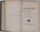 PRUVOST Émile "Leçons de Géométrie analytique à l'usage des élèves de la classe de mathématiques spéciales et des candidats à l'École Normale supérieure et à l'École Polytechnique"