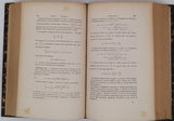 PRUVOST Émile "Leçons de Géométrie analytique à l'usage des élèves de la classe de mathématiques spéciales et des candidats à l'École Normale supérieure et à l'École Polytechnique"