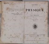 DESAINS Paul "Leçons de Physique" [2 Tomes]