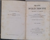 DE LA RIVE Auguste "Traité d'électricité théorique et appliquée"