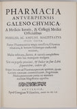 [Collectif] "Pharmacia Antverpiensis 1661 - Facsimile with an introduction by Dr. L. J. VANDEWIELE"