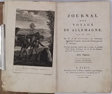 de GUIBERT Jacques Antoine Hippolyte "Journal d'un voyage en Allemagne fait en 1773 par G.-A.-H. Guibert, - Ouvrage posthume, publié par sa veuve, et précédé d'une Notice historique sur la vie de l'Auteur par F. E. Toulongeon" [2 Volumes]