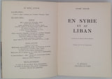 GEIGER André "En Syrie et au Liban"