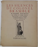 MAUROIS André [Illustrations de ARNOUX Guy]  "Les silences du colonel Bramble"