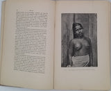 DESCHAMPS Émile "Carnet d'un voyageur - Au Pays des Veddas - Ceylan. Avec 116 figures d'après les croquis et photographies de l'auteur et une carte"