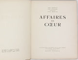 HERMANT Abel, BONNARD Abel, COLETTE, MORAND Paul "Affaires de Cœur"