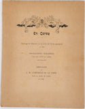 DROUET Francis "En Corée - Naufrage de l'Epervier sur les récifs de l'Ile de Quelpaert en 1653 - Navigateurs Européens sur les côtes de Corée 1787-1797-1816 - Ambassade de S.M. l'Empereur de Chine près la Cour de Corée en 1866"