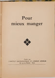 [Collectif] "Pour mieux manger"