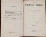 MILNE-EDWARDS Alphonse "Précis d'histoire naturelle"