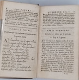 PHEDRE "LES FABLES DE PHEDRE Affranchi d'Auguste, Traduites en françois, Augmentées de huit Fables qui ne sont pas dans les éditions précédentes, Expliquées d'une manière très facile, avec des remarques"