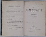 BERTHELOT Marcellin "Traité élémentaire de Chimie Organique"