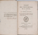 CHEVREL DESSAUDRAIS "CLEF DES PHÉNOMÈNES DE LA NATURE OU LA TERRE VIVANTE"