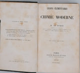 WURTZ Charles Adolphe "Leçons élémentaires de chimie moderne"