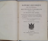 CUVIER Georges, DELAMBRE Jean-Baptiste "Rapport historique sur les progrès des sciences naturelles depuis 1789, et sur leur état actuel" à la suite "Rapport historique sur les progrès des sciences mathématiques depuis 1789, et sur leur état actuel"