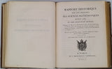 CUVIER Georges, DELAMBRE Jean-Baptiste "Rapport historique sur les progrès des sciences naturelles depuis 1789, et sur leur état actuel" à la suite "Rapport historique sur les progrès des sciences mathématiques depuis 1789, et sur leur état actuel"