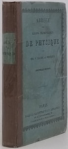 BAUME Victor, POIRRIER C. "ABRÉGÉ DES LECONS ELEMENTAIRES DE PHYSIQUE"