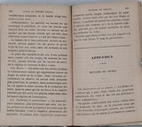 BAUME Victor, POIRRIER C. "ABRÉGÉ DES LECONS ELEMENTAIRES DE PHYSIQUE"