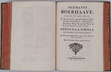 BOERHAAVE Hermannus [Herman] "Elementa chemiae, quae anniversario labore docuit, in publicis, privatisque, scholis"