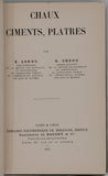 LEDUC E., CHENU Gaston "Chaux, Ciments et Plâtres"