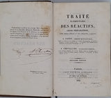 PAYEN Anselme, CHEVALLIER Alphonse "Traité élémentaire des réactifs leurs preparations leurs emplois spéciaux et leur application à l'analyse"