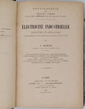 MONNIER Démétrius "ELECTRICITE INDUSTRIELLE - PRODUCTION ET APPLICATIONS - COURS PROFESSÉ À L'ECOLE CENTRALE DES ARTS ET MANUFACTURES"