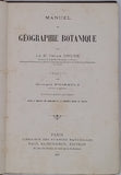 DRUDE Oscar "Manuel de géographie botanique traduit par Georges Poirault"