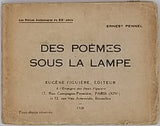 PENNEL Ernest "Des Poèmes sous la lampe"