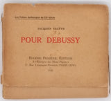 SALÈVE Jacques "Pour Debussy"