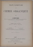 BERNTSHEN Heinrich August "Traité élémentaire de Chimie Organique"