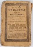 CARDELLI M. "Manuel du Limonadier et du Confiseur ; contenant les meilleurs procédés pour préparer le café, le chocolat, le punch, les glaces, les boissons rafraîchissantes, liqueurs, fruits à l'eau-de-vie, ..."