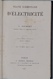 JOUBERT Jules "TRAITÉ ÉLÉMENTAIRE D'ÉLECTRICITÉ"