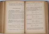 JOANNIS Alexandre "Cours élémentaire de chimie : professé à la Faculté des sciences de Paris pour les Candidats au certificat d'études physiques, chimiques et naturelles (P. C. N.)"