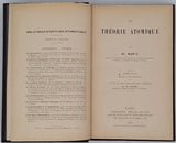 WURTZ Charles Adolphe "La Théorie Atomique précédée d'une introduction sur la vie et les travaux de l'auteur par Ch. Friedel"