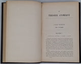 WURTZ Charles Adolphe "La Théorie Atomique précédée d'une introduction sur la vie et les travaux de l'auteur par Ch. Friedel"