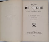 GAUTIER Henry, CHARPY Georges "Leçons de chimie à l'usage des élèves de mathématiques spéciales"