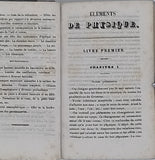 ROGUET Charles "Eléments de Physique à l'usage des collèges, des écoles normales primaires et des écoles primaires supérieures - Tout ce qui est exigé pour les Examens des Écoles spéciales, le Baccalauréat ès sciences et le 1er Examen de médecine"