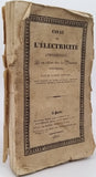 HERVIEU Jean-Louis-François [Abbé] "ESSAI SUR L'ELECTRICITE ATMOSPHERIQUE Et son influence sur les phénomènes météorologiques"