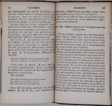 CONDILLAC "Logique ou les premiers développemens de l’art de penser" relié à la suite DUMARSAIS "Logique ou réflexions sur les principales opérations de l’esprit"