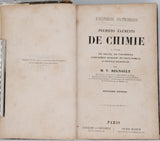 REGNAULT Henri Victor "Premiers éléments de chimie à l'usage des facultés, des établissements d'enseignement secondaire, des écoles normales et des écoles industrielles"