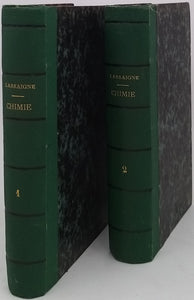 LASSAIGNE Jean Louis "Abrégé élémentaire de chimie inorganique et organique considérée comme science accessoire à l'étude de la médecine, de la pharmacie et de l'histoire naturelle"