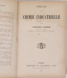 CARRE Pierre "Précis de Chimie industrielle"