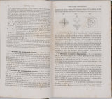 MILNE-EDWARDS Henri, JUSSIEU Adrien de, BEUDANT François-Sulpice "Cours élémentaire d'histoire naturelle - Zoologie - Botanique - Minéralogie et Géologie" [4 Tomes en 3 Volumes]