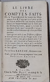 BAREME François-Bertrand "LE LIVRE DES COMPTES FAITS ou le tarif général de toutes les Monnoyes d'or & d'argent à tel prix quelles soient mises..."