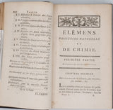 FOURCROY Antoine François "Éléments d'Histoire naturelle et de Chimie"